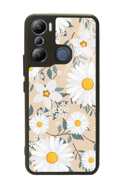 Spoyi Infinix Hot 20I Big Daisy Design Glossy Phone Case