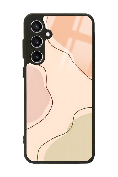 Spoyi Samsung S23 FE Glossy Phone Case with Nude Colors Design