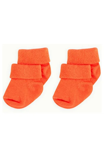Novibaby 2 Pack Bamboo Baby Socks I Orange I Orange Newborn Baby Girl Boy Socks