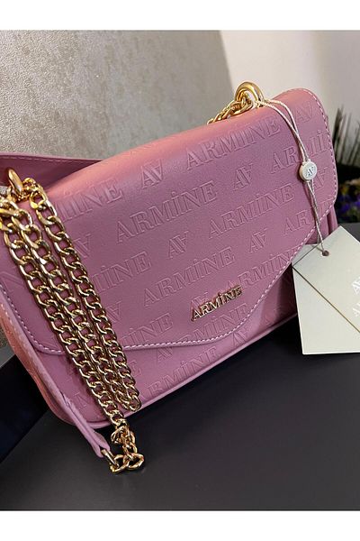 Armine ARM.327.GK Armine Special Color Leather Arm Bag Designed As Konbin Hand And Arm Bag