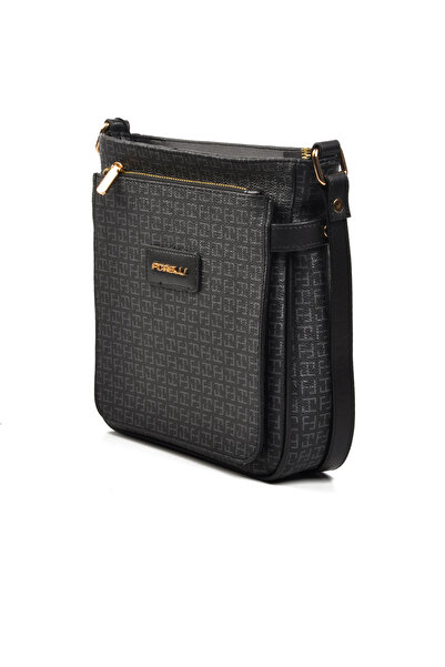 Forelli 4A43 Women's Black Shoulder Bag