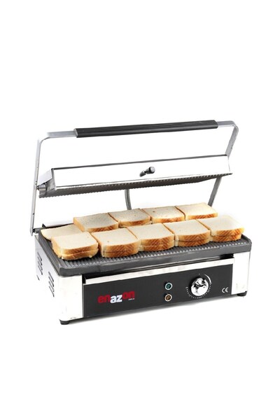 Enazon 20 Dilim Elektrikli Tost Makinesi 2150 Watt- Döküm 49x30 - Ebat 29x42x50 Cm