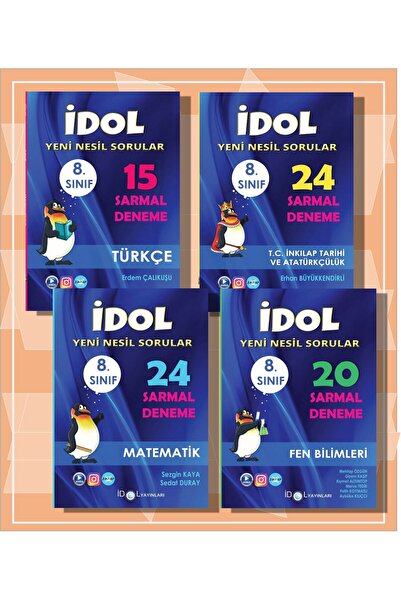 İdol Yayınları Lgs 500 Soru Bankası, Sarmal Deneme, Etkinlikli Matematik, Başlangıç, Trafik Ve Paragraf 12 Kitap