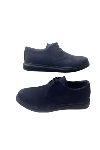 İstanbul Pantofi casual eleganti pentru bărbați, albastru bleumarin, piele de căprioară