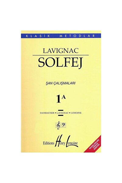 Porte Lavignac Solfej 1a Klasik Metodlar Henry Loevenbruck