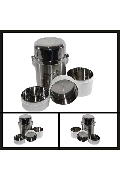 Uygunayakala Convenient-Catch 1.6 Lt Png-1300 Steel Food Thermos-ERM.028