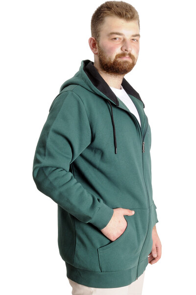 ModeXL Ανδρικό φούτερ με κουκούλα - Oversize, New Breed 23544 Nefti