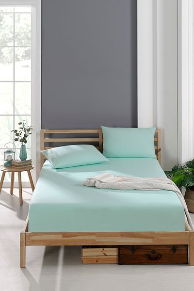 Valezium Akfil Fabric Elastic Fitted Pillowed Sheet Set