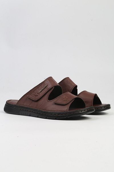 Pierre Cardin ® |   PC-7156- 2115 Καφέ-Ανδρικές Παντόφλες