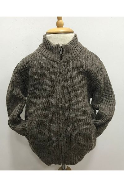 Çikoby Baby Boy Knitwear Zippered Cardigan