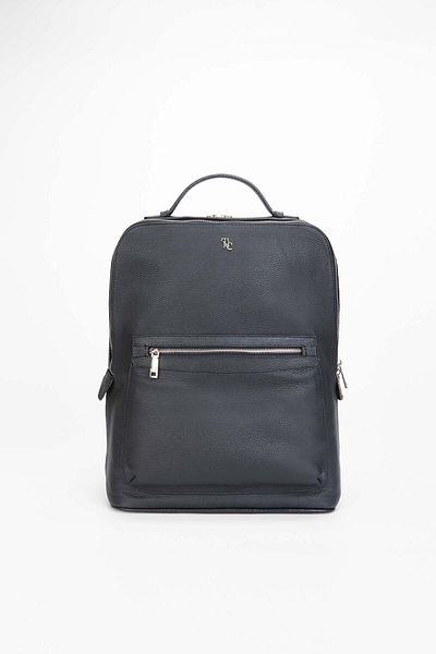 Tamer Tanca Genuine Leather Men's Black Floater Backpack