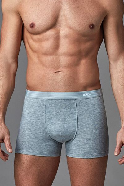 Dagi Graue, schlichte Herren-Boxershorts E011000250