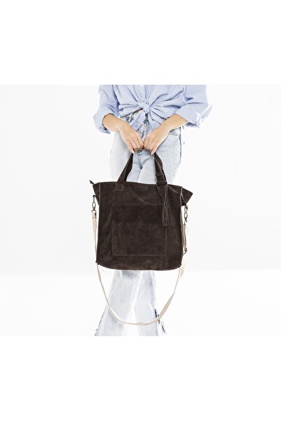 Mu leather design حقيبة كتف روكسان