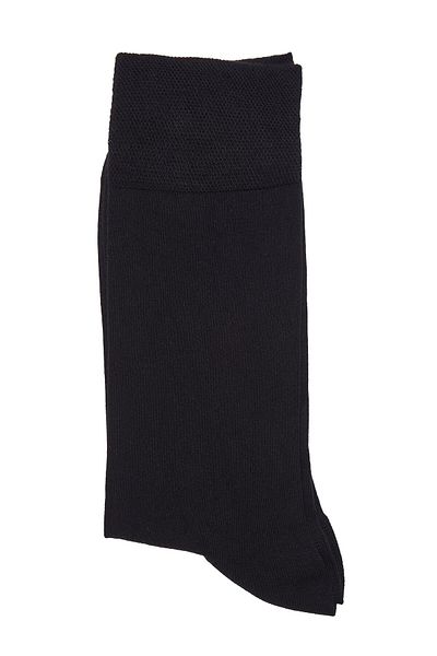 Dagi Schwarze merzerisierte Socken