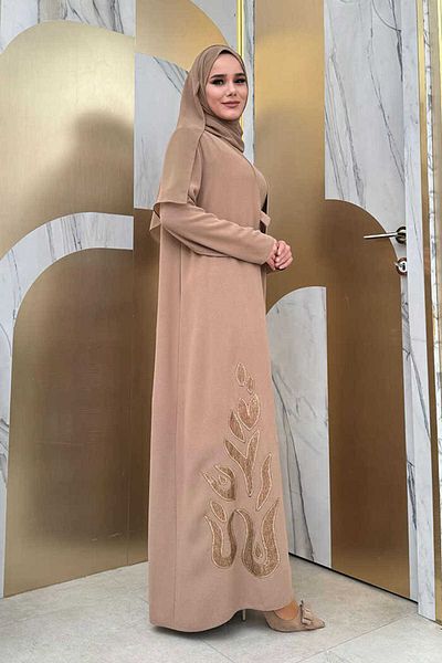 Bym Fashion Σετ φούστα και φόρεμα με σχέδιο βιζόν - 8495