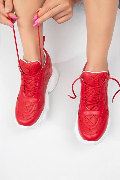 Essen kadın gizli dolgu topuklu spor ayakkabı