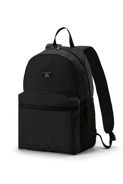 D'VERS Unisex Waterproof Black Daily Travel and School Backpack with Pocket