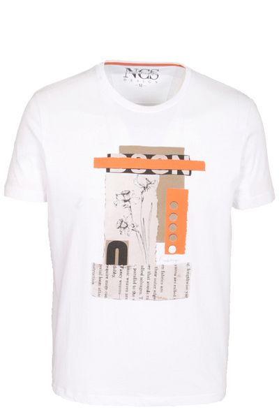 NCS Men's T-Shirt Crew Neck 100% Cotton Slim Fit Printed T-shirt NCS JEANS 1228