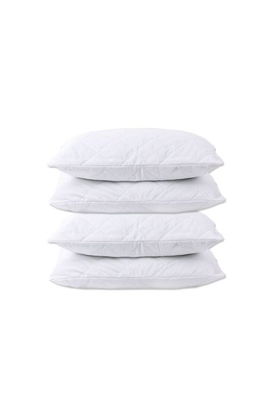 GÜLCÜ TEKSTİL Quilted Zippered Pillow Cover Pillow Protector Pack of 4