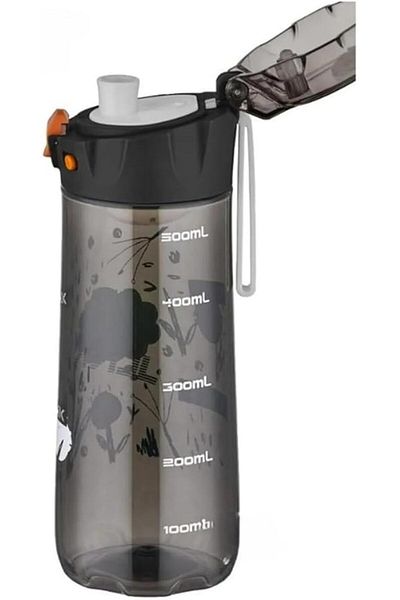 Vagonlife Tkk T-1008 Black 500ml Patterned Water Bottle