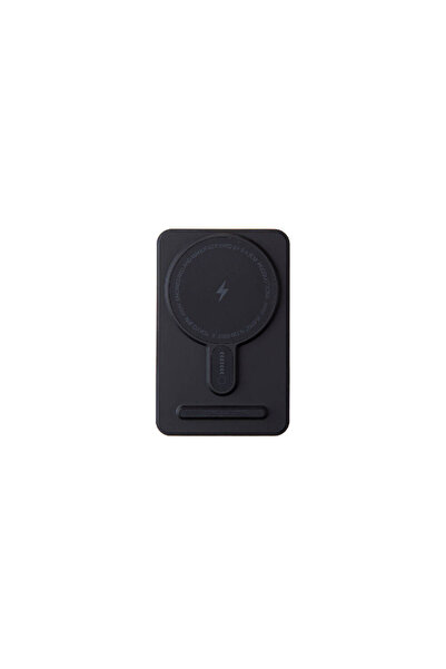 Skinarma Standlı Magsafe Powerbank SkinArma Kira Kobai PD Hızlı Şarj Özellikli Powerbank 15W 10000mAh Siyah
