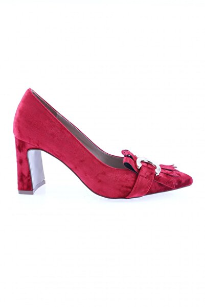DGN Red Velvet Women's Heeled Shoes - Accessories 2161362821