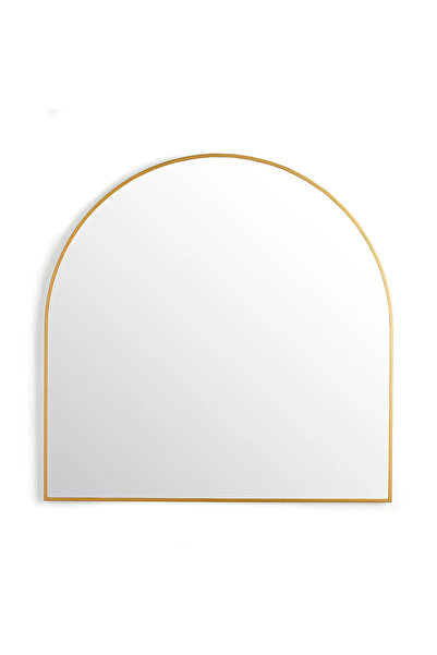 MKS Design Yarım Ay Dekor Aynası / Asimetrik Ayna / Konsol Aynası / Düzensiz Ayna / Makyaj Aynası