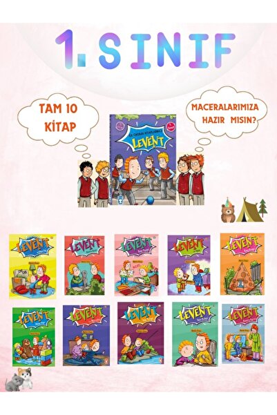 Timaş Çocuk TİMAŞ ÇOCUK LEVENT 1. SINIF OKUMA SETİ 10 KİTAP