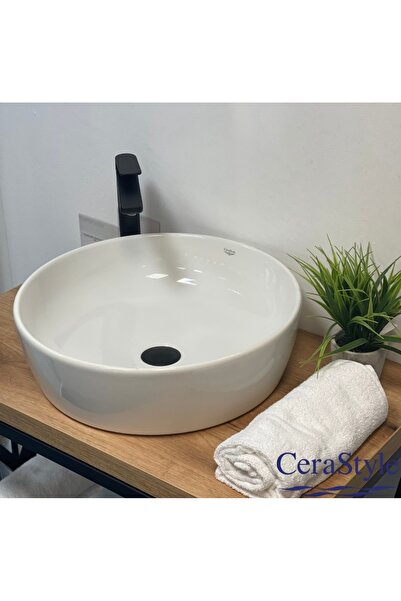 Turkuaz Cerastyle One 46 Cm Tezgah Üstü Çanak Lavabo