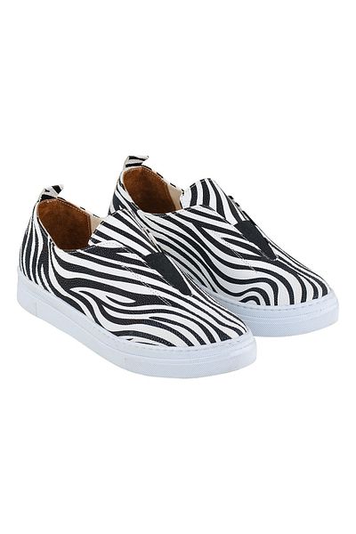 NOOSY ασπρόμαυρο γυναικείο sneaker