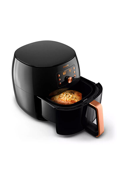 Philips 2200 W Airfryer Xxl Hd9867/90 7.3 Lt Yağsız Fritöz , Fat Removal Teknoloji , Siyah-rose