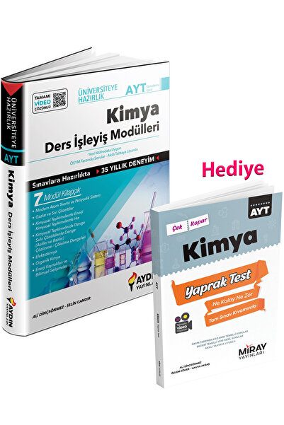 Aydın Yayınları 2024 AYDIN AYT KİMYA DERS İŞLEYİŞ MODÜLLERİ KONU ANLATIM (Mir...