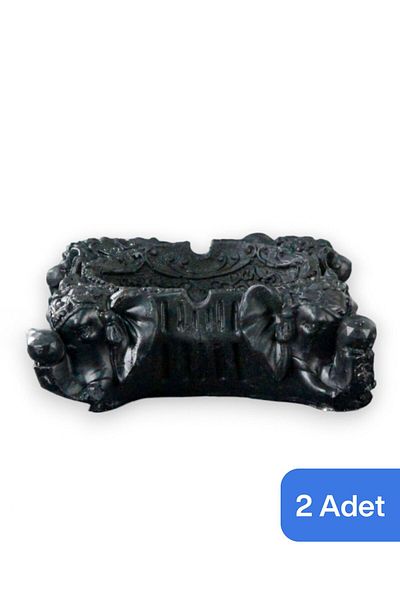Evene Ashtray Black Ash Tray Decorative Ashtray 2 Pieces Model 6