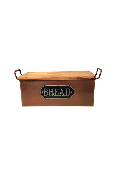 LUCKYHOMES Galvanized Cutting Board Bread and Bread Serving Presentation Set Metal Bread Bowl Copper The One