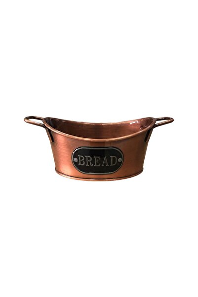 LUCKYHOMES Galvanized Cutting Board Bread and Bread Serving Presentation Set Metal Bread Bowl Copper The One