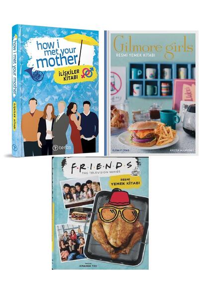 Teras Kitap Friends (Ciltli) + Gilmore Girls (Ciltli) + How I Met Your Mother...