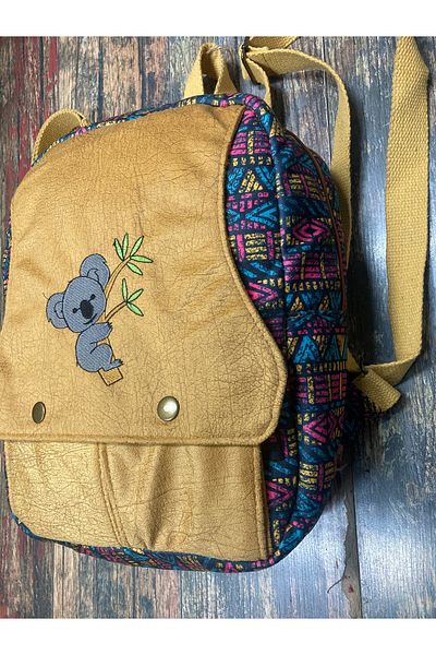 Street Bag Rucsac etnic autentic boem cu broderie Koala Utilizare zilnică în călătorii