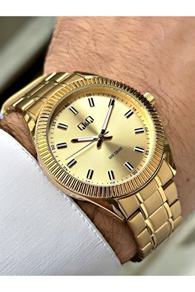 Q&Q ساعة يد رجالية Qr987jWZQ