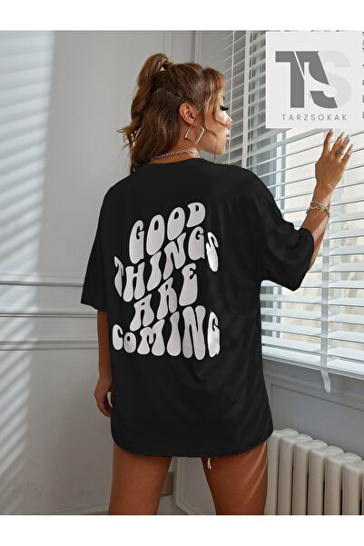 Tarzsokak Μπλουζάκι με σύνθημα γραφικό εκτός ώμου