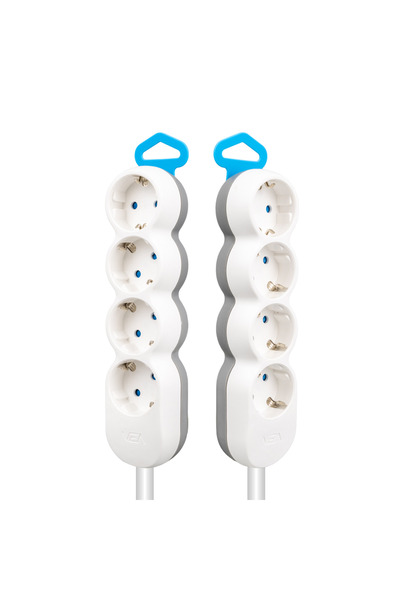 nelerbulurum YÜKSEK KALİTELİ 4'LÜ 1.5 METRE KABLOLU AKIM KORUMALI VE ÇOCUK KORUMALI 16 AMPER-3680 WATT GRUP PRİZ