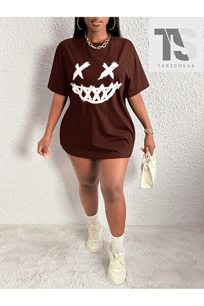 Tarzsokak Μπλουζάκι Slayr Expression με στάμπα και ανοιχτούς ώμους