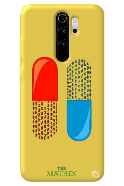 WANNA PROTECT Xiaomi Redmi Note 8 Pro Yellow Premium Velvet Inside the Matrix...