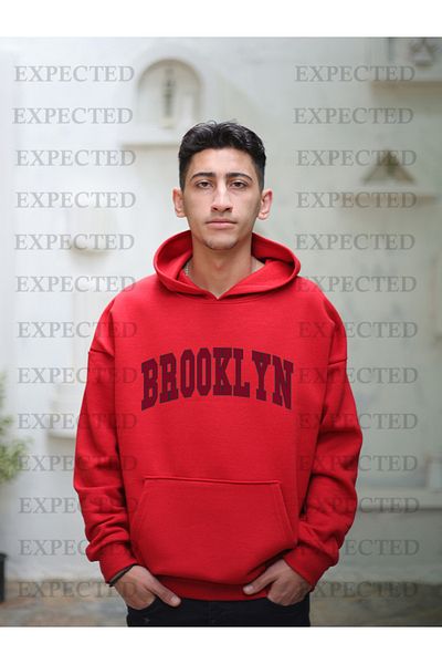 EXPECTED HORACĂ UNISEX, OVERSIZE, HANGOAC, IMPRIMAT BROOKLYN