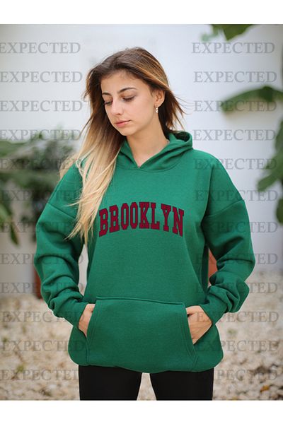 EXPECTED ΦΟΥΤΕΡ ΦΟΥΤΕΡ με κουκούλα UNISEX OVERSIZE BROOKLYN PRINTED 3 YARS