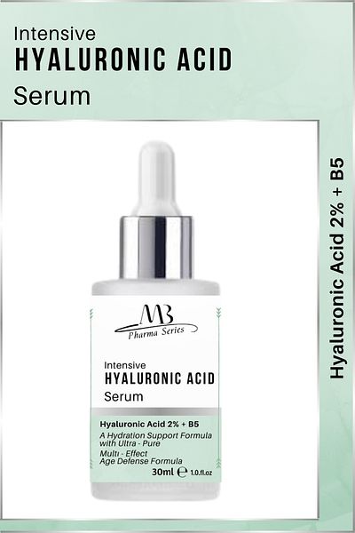 Minia Bahçe Bitki ve Sanat Atölyesi Hyaluronic Acid Moisturizing Serum - Hyaluronic Acid 2% B5, 30 ml