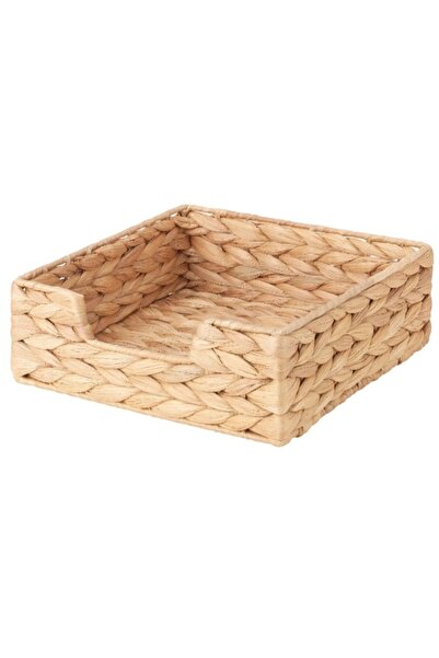 IKEA Straw Napkin Holder 18*18 cm