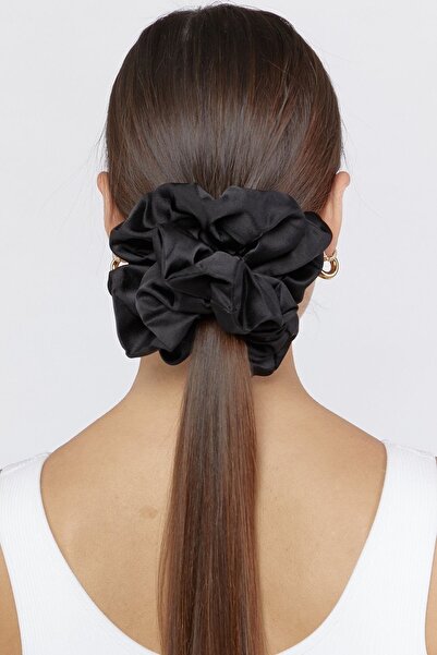 modernist Black Satin Xl Buckle