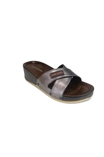 Pierre Cardin Papuci de damă 7010 Platinum Wedge Sole Cross