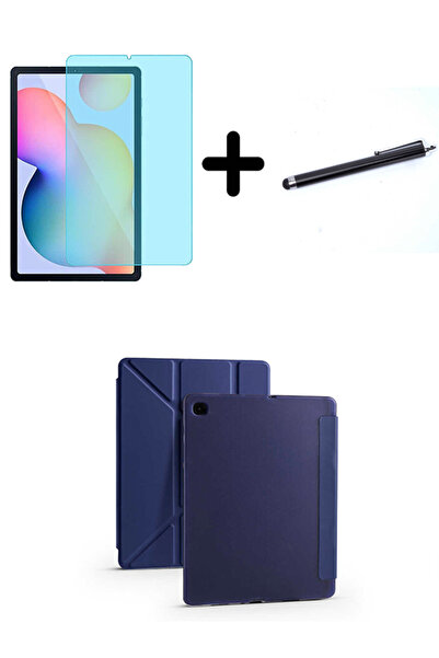Nezih Case Galaxy Tab S6 Lite P610 / P613 Kalem Bölmeli Uyumlu Deri Kılıf + E...