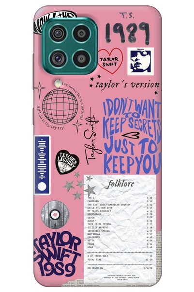 WANNA PROTECT Silicone Phone Case for Samsung M33 Pink Inside Velvet Taylor S...